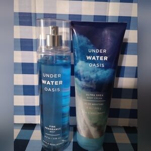 Bath & Body Works Set (Under Water Oasis)